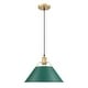 preview thumbnail 2 of 0, Golden Lighting 3306-L BCB Orwell 14" Wide Pendant