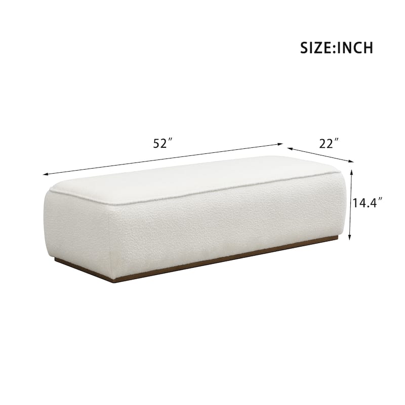 Christopher Knight Home- Davenport Grainy Fabric Footstool