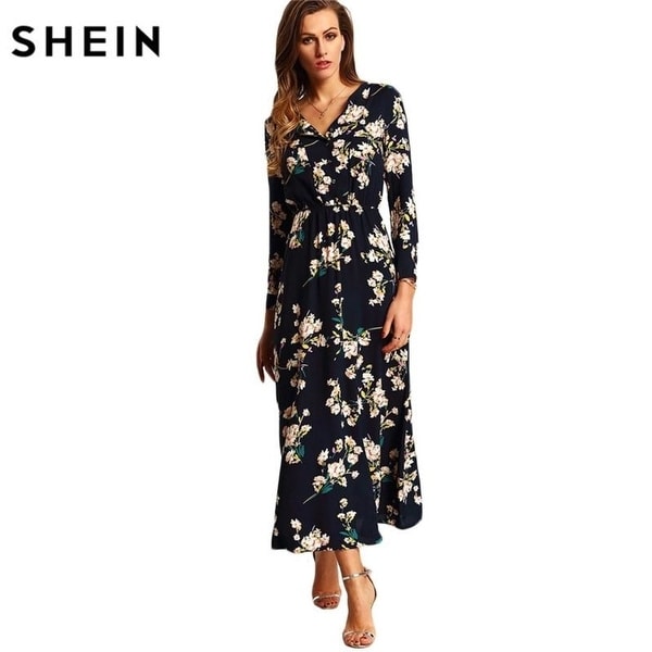 shein long sleeve dresses
