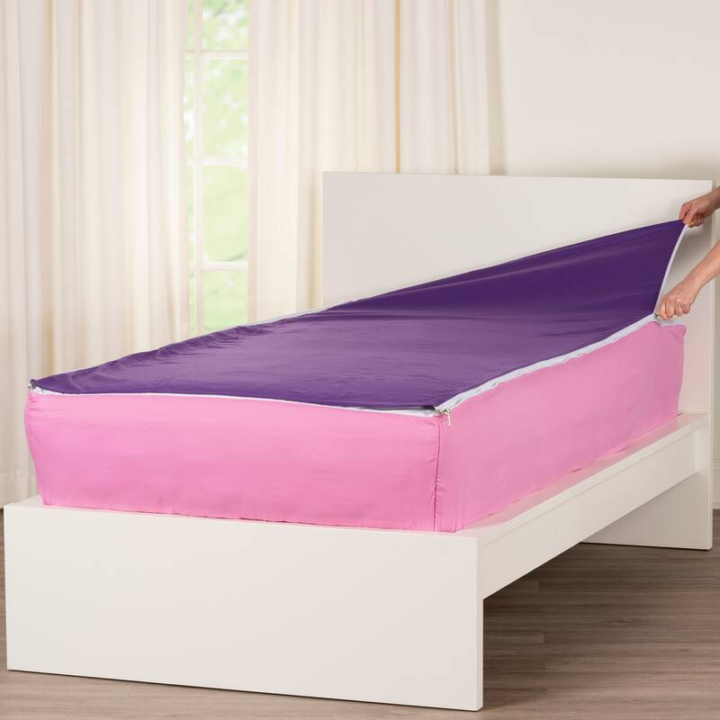 Siscovers Pink Peony Bunkie Deluxe Zipper Bedding Set