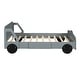 preview thumbnail 15 of 16, Interesting Design Car-Shaped Platform Bed with Wheels, Suitable for Young Children and Kids