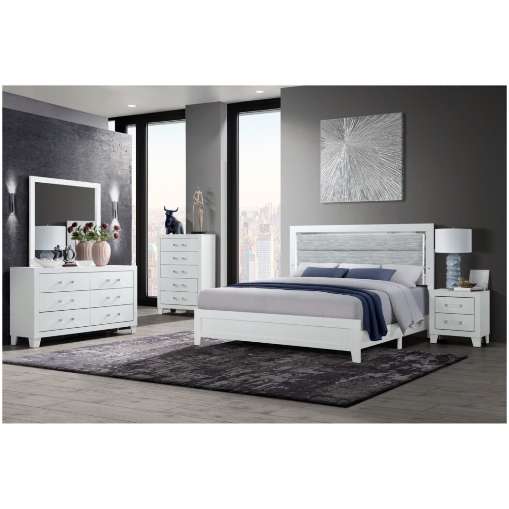 Luccia White Full 5PC Set