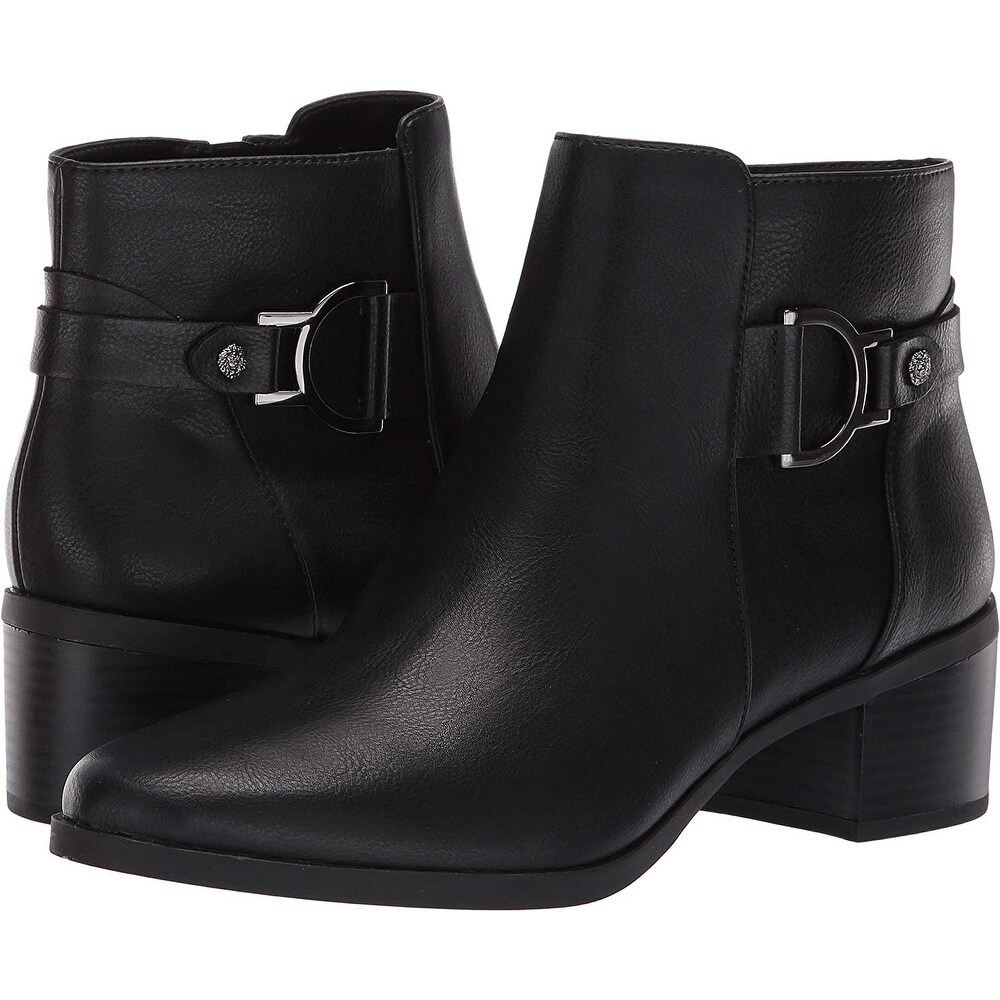 anne klein boots black