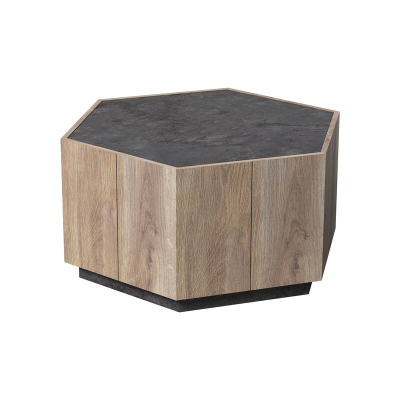 Hexagonal Rural Style Garden Retro Coffee Table