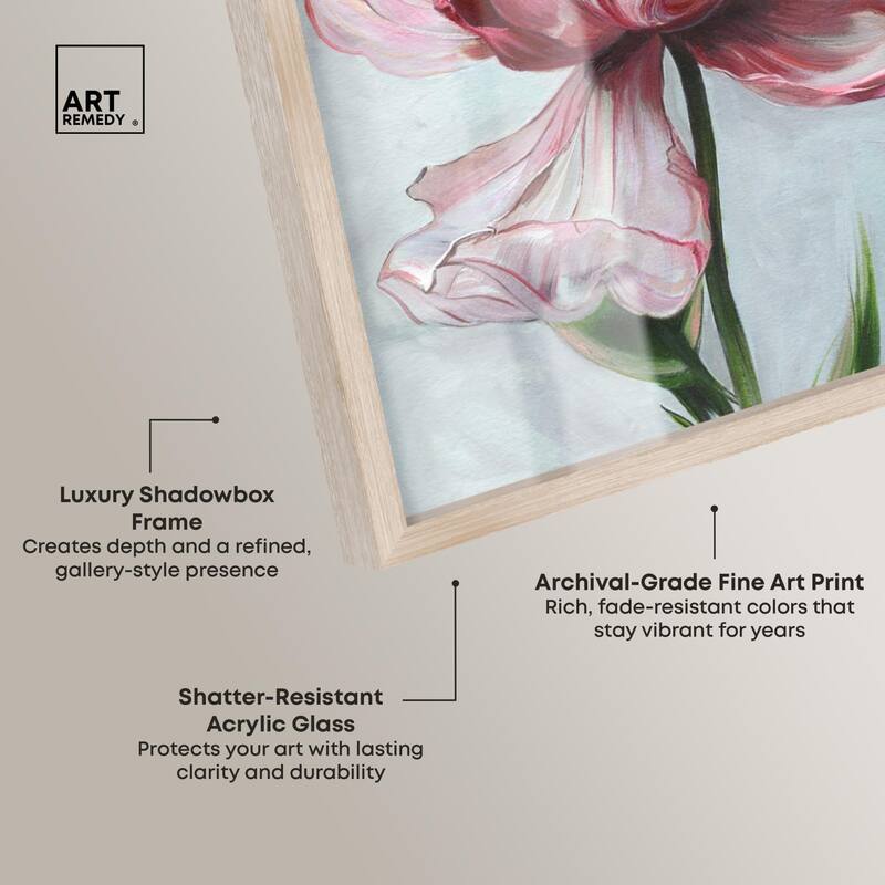 Magical Flower I Shadowbox by Art Remedy