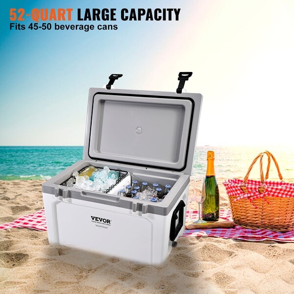 Insulated Portable CoolerIce Chest Lunch Box for Camping, Beach