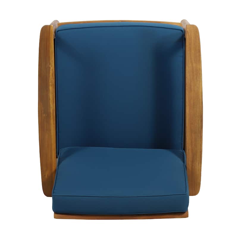 Willowbrook Wood Club Chair (Set of 2) by Christopher Knight Home