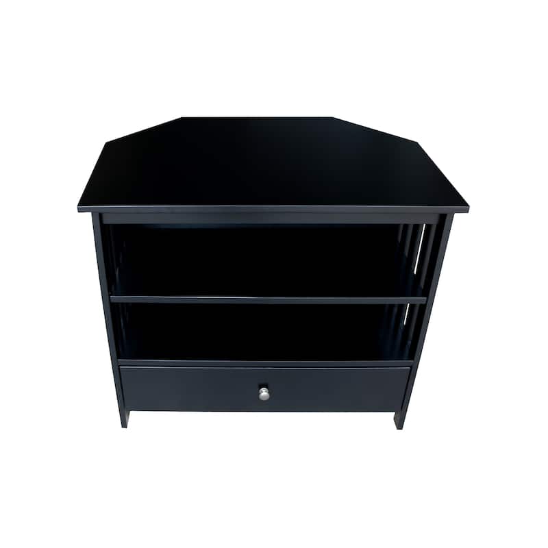 Solid Hardwood Mission Corner TV Stand