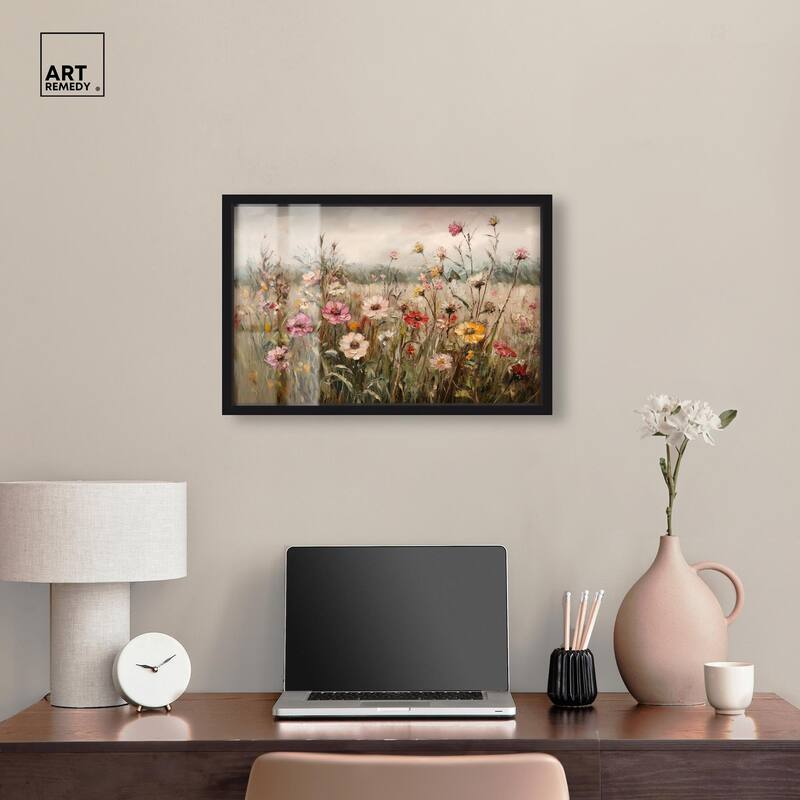 Vintage Blooms I Shadowbox by Art Remedy