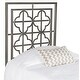 preview thumbnail 2 of 1, SAFAVIEH Lucina French Antique Iron Metal Quatrefoil Headboard (Twin)