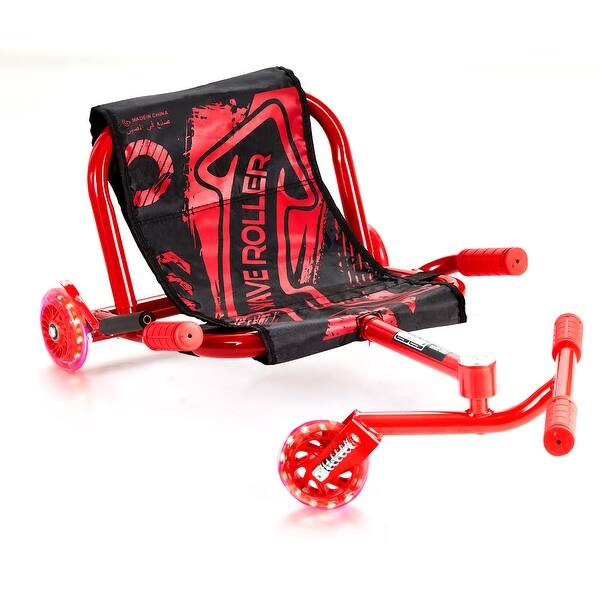 slide 2 of 28, UIMOSO Ride on Scooter, Swing Side-to-Side for Amazing Ride Powered by Zig-Zag Motion, Ride on Drifting Toy Small Size - Red