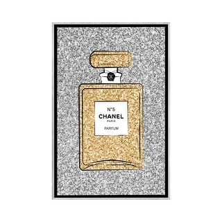 Chanel Perfumes by Martina Pavlova 1-piece Canvas Wall Art