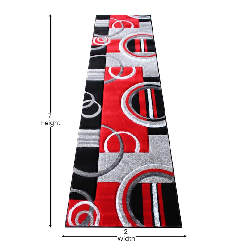 Modern Geometric Design Abstract Area Rug