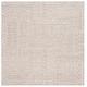 preview thumbnail 1 of 5, SAFAVIEH Handmade Micro-Loop Lilou Wool Rug 6' Square - Beige/Ivory - Square