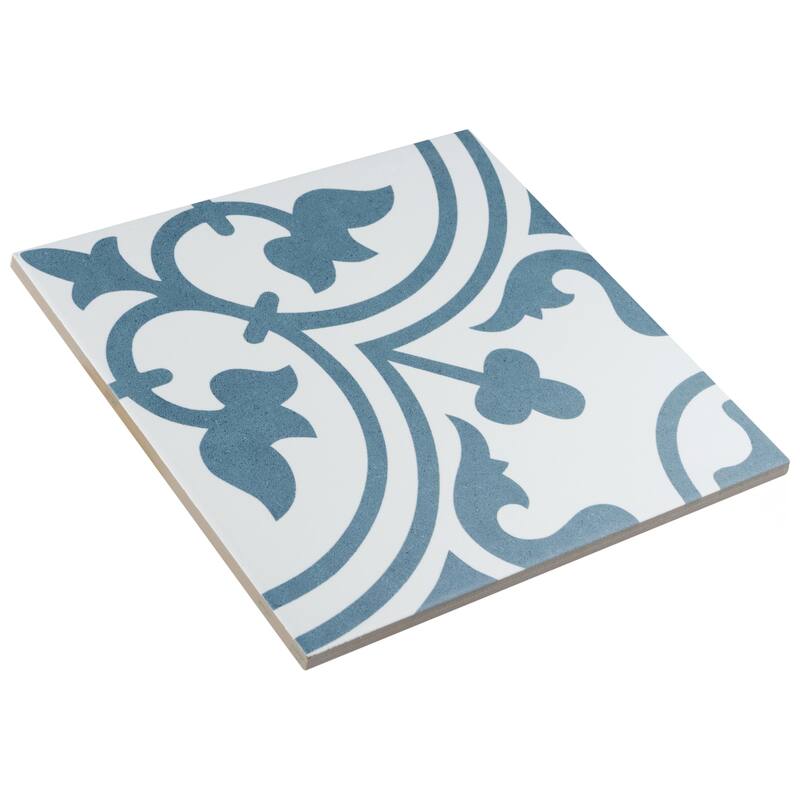 Merola Tile Arte Cloud 9-3/4" x 9-3/4" Porcelain Floor and Wall Tile