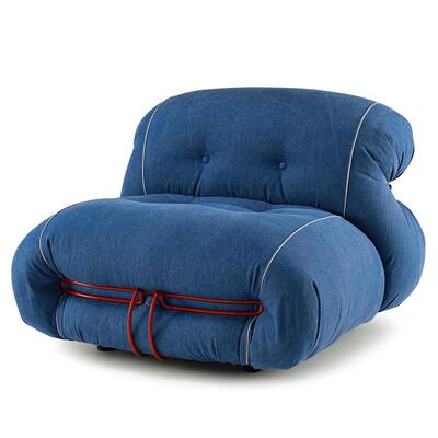 Soriana Sofa Single Sofa Classic Armless Design Fireside Chair