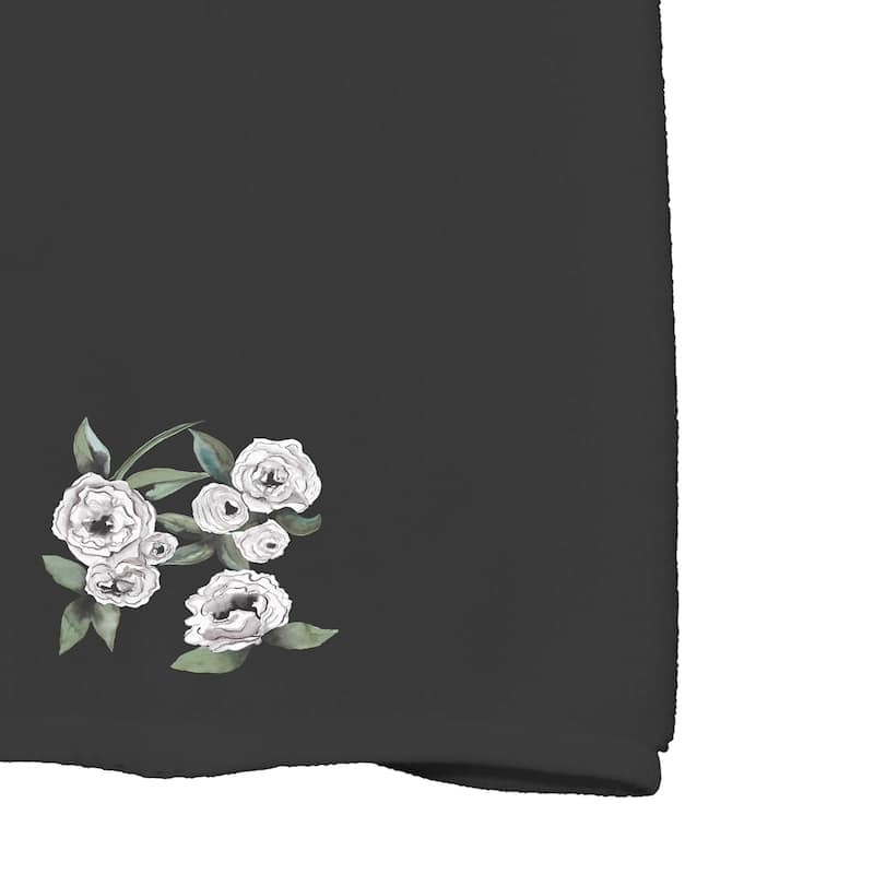 Radiant Rose 18 x 30 Inch Floral Print Hand Towel