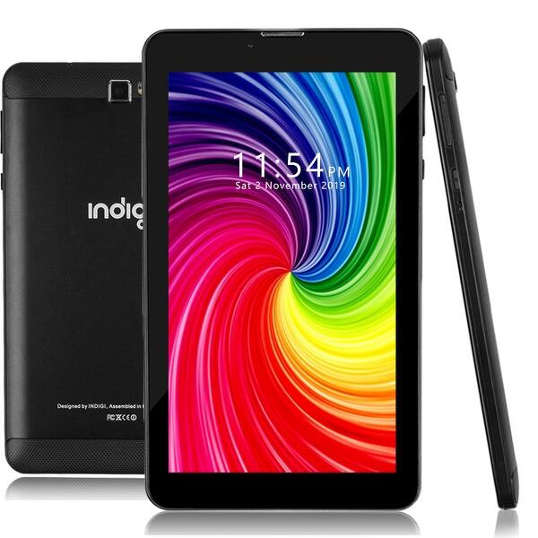 Indigi Gsm Unlocked 4g Lte 7 0in Smartphone Android 9 0 Pie Os Dual Sim Quad Core Google Play Store Black Black Overstock 30570028