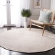preview thumbnail 52 of 53, SAFAVIEH Handmade Marbella Asya Diamond Wool Rug 6' Round - Silver/Ivory - Round