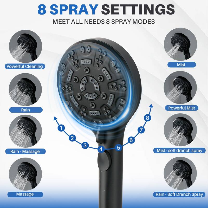 WOWOW Integrated Diverter Bathtub Spout with Handshower