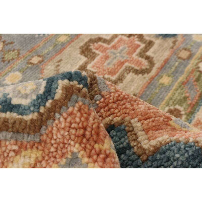 ECARPETGALLERY Hand-knotted Jules Serapi Grey Wool Rug - 11'11 x 15'1