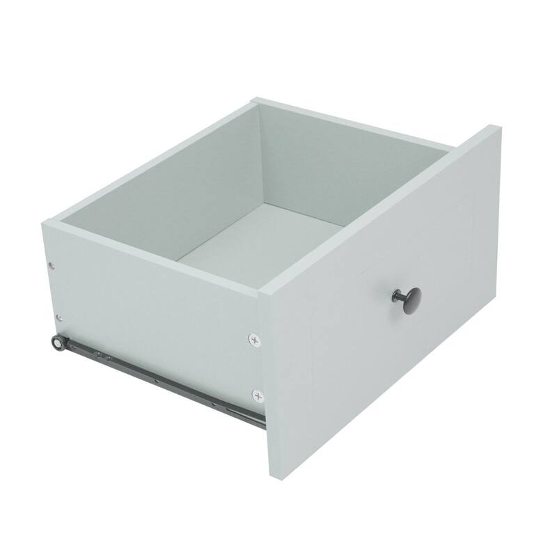 Rubberwood Kitchen Cart with Drop Leaf, Internal Storage Rack, and 2 Drawers