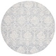preview thumbnail 77 of 83, SAFAVIEH Handmade Metro Mizka French Country Wool Rug 6' Round - Light Blue/Ivory - Round