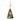 Spode Christmas Tree Multicolor LED Tree Ornament - 2.3" D x 3.5" H