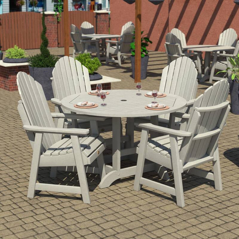 HIGHWOOD Commercial Muskoka 5-Piece Adirondack 48" Dining Set