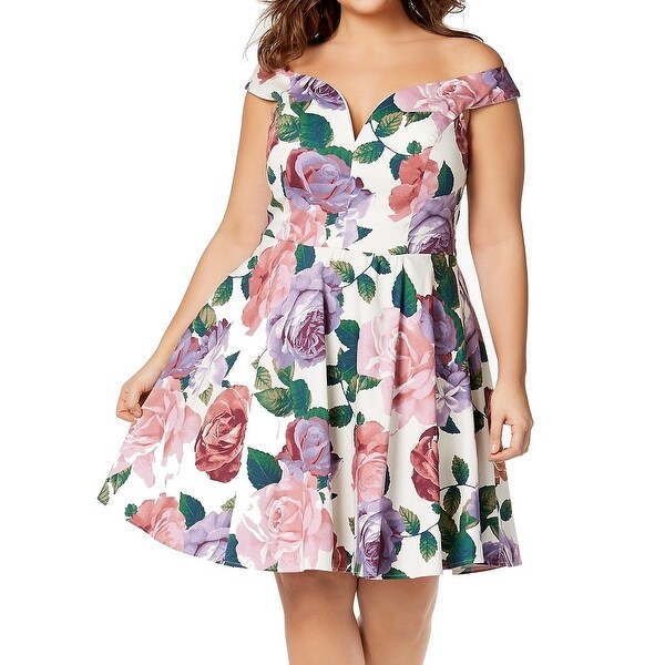 floral dress size 18