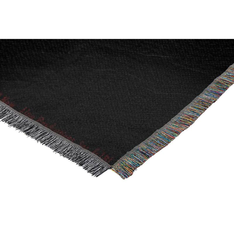 Friday The 13th His Mask Woven Tapestry Throw Blanket