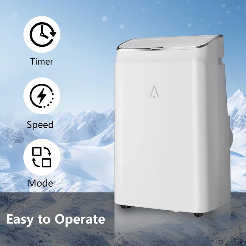 14,000 BTU Portable Air Conditioners Cools up to 750 Sq.ft Bed Bath