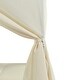 preview thumbnail 18 of 25, Outdoor Adjustable Patio Wicker Sunbed Daybed with Cushions and Canopy