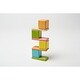 preview thumbnail 4 of 3, Tegu Magnetic Wooden Blocks, Tints, 8-Piece Pocket Pouch