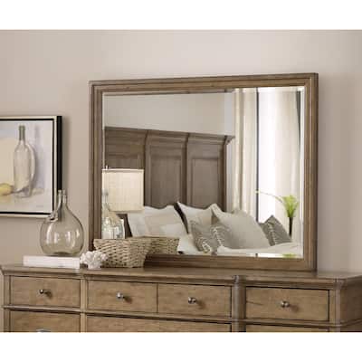 Hooker Furniture Montebello 35" x 45" Rectangular Beveled Wood Framed