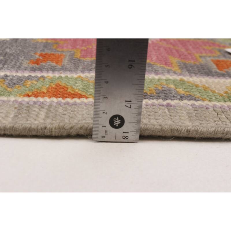 ECARPETGALLERY Hand-knotted Modern Oushak Light Grey, Light Khaki Wool Rug - 8'0 x 9'11