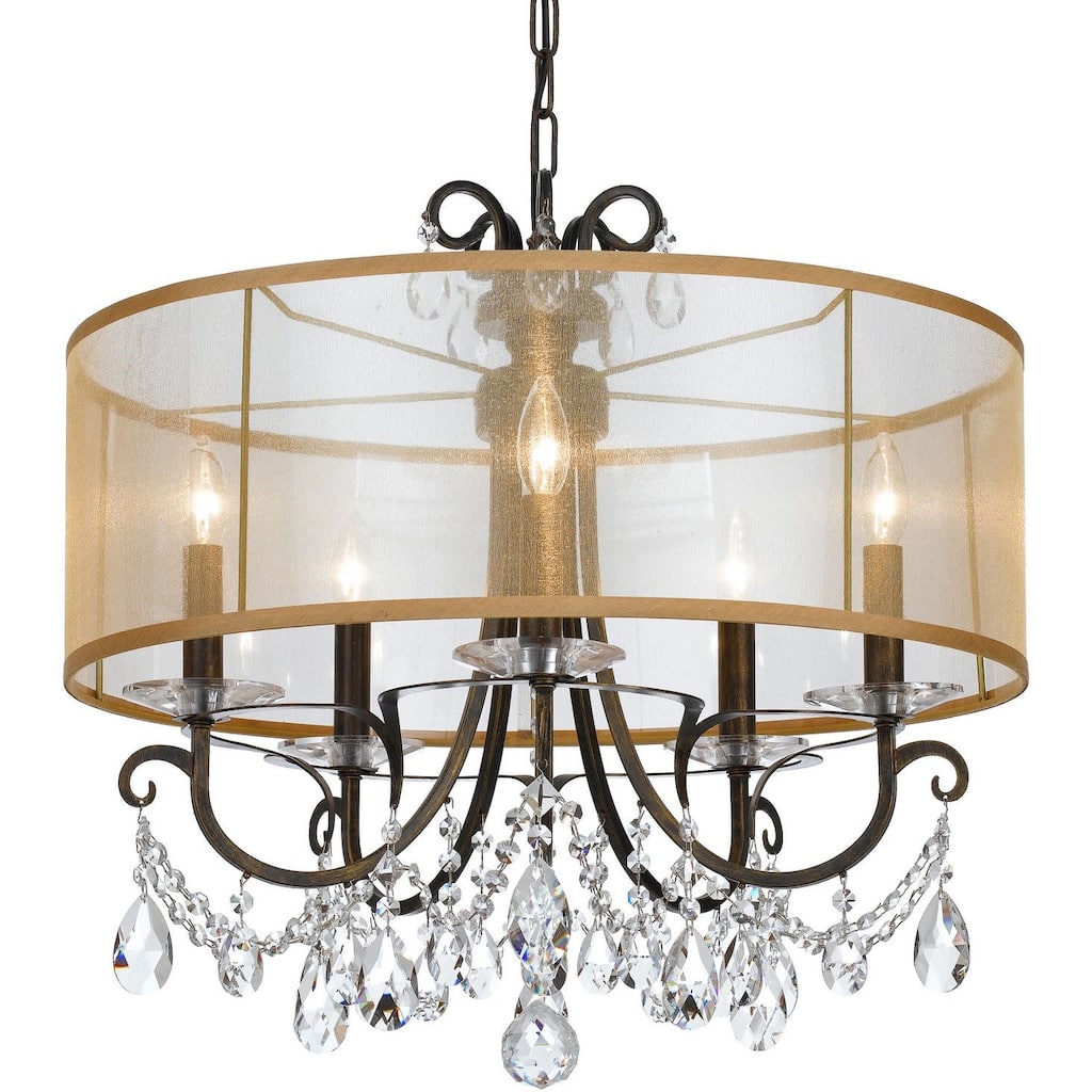 Crystorama Lighting Group Othello 5 Light 24" Wide Hand Cut Crystal