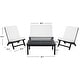 preview thumbnail 42 of 75, SAFAVIEH Outdoor Chaston 4-Piece Conversation Patio Set with Accent Pillows