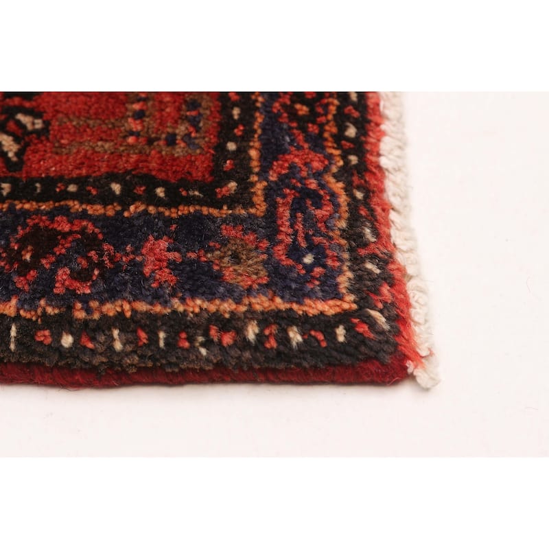 ECARPETGALLERY Hand-knotted Anadol Red Wool Rug - 3'8 x 10'5