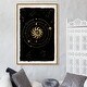 preview thumbnail 63 of 62, Astrology Map, Solar System Planets Modern Black Canvas Wall Art Print for Bedroom