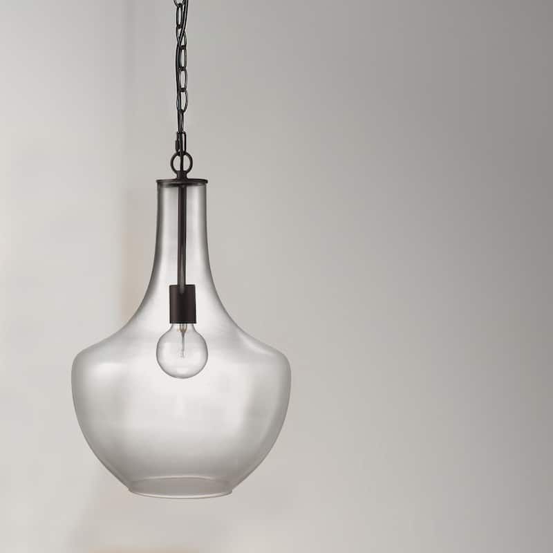 Alden Décor Darien Hand Blown Glass Pendant