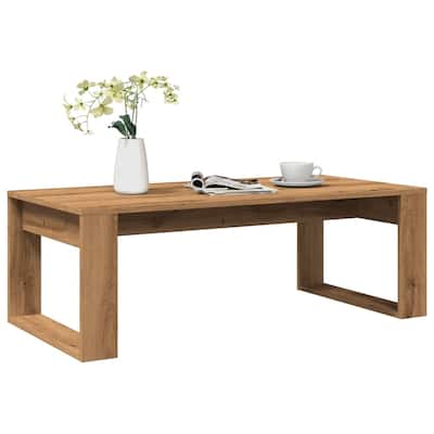 vidaXL Coffee Table Artisan Oak Engineered Wood Medium Durable