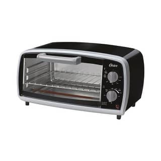 oster toaster oven slice black stainless steel toaster