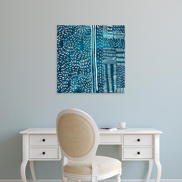 Easy Art Prints Chariklia Zarris's 'Sashiko Stitches II' Premium Canvas Art