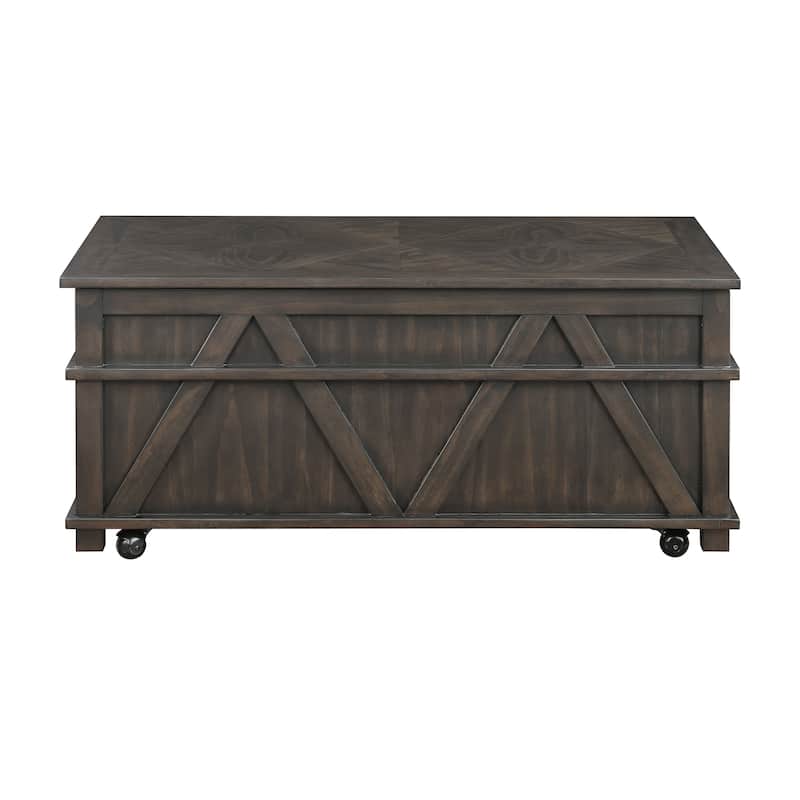 Varlet Rectangular Wood Lift Top Cocktail Table