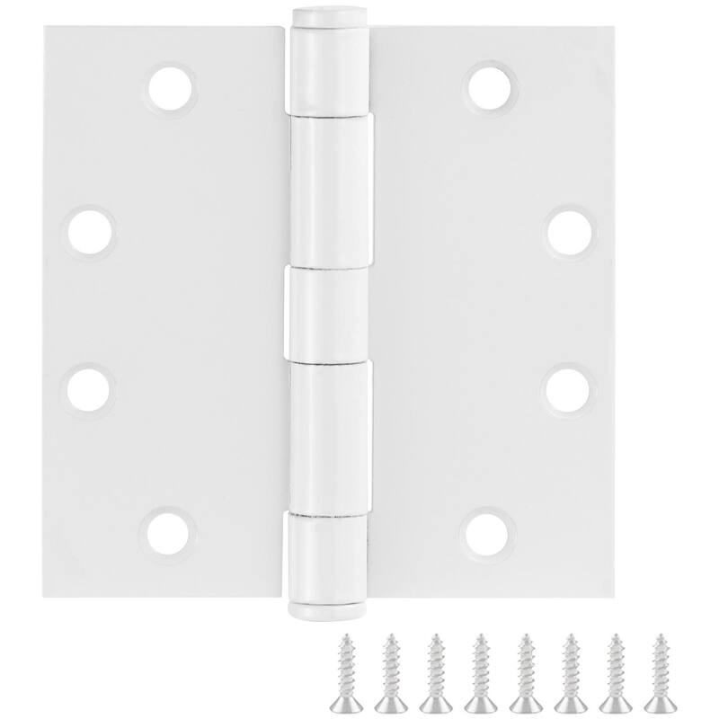 Design House 189613 4-1/2" x 4-1/2" Plain Bearing Square Corner - White
