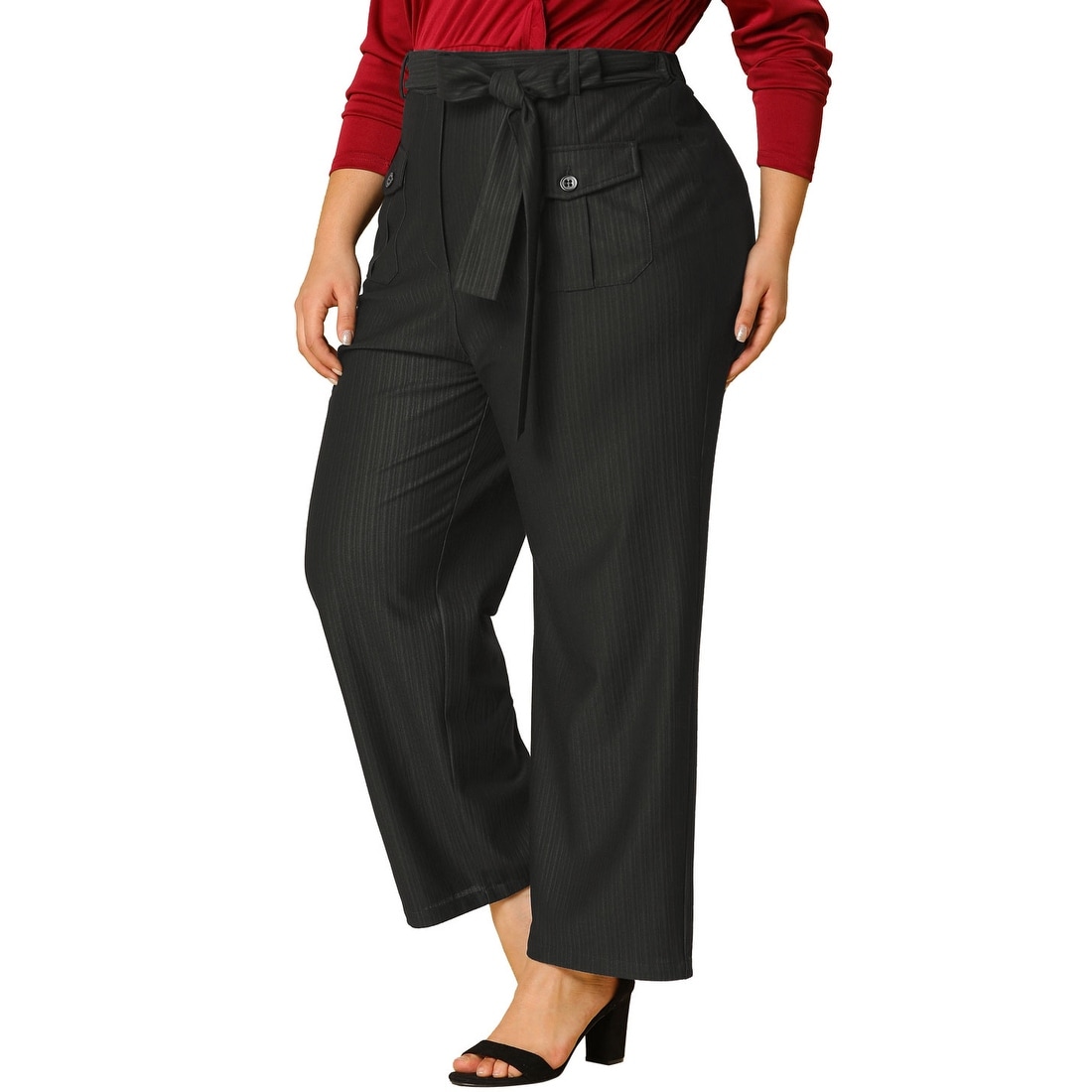 plus size pants with pockets
