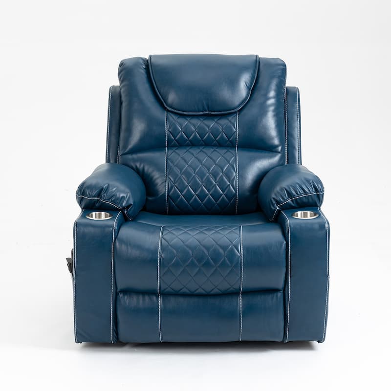 Lounge Chair Power Lift Chair Relax Sofa Chair Elderly Electric Lounge Chair - Blue