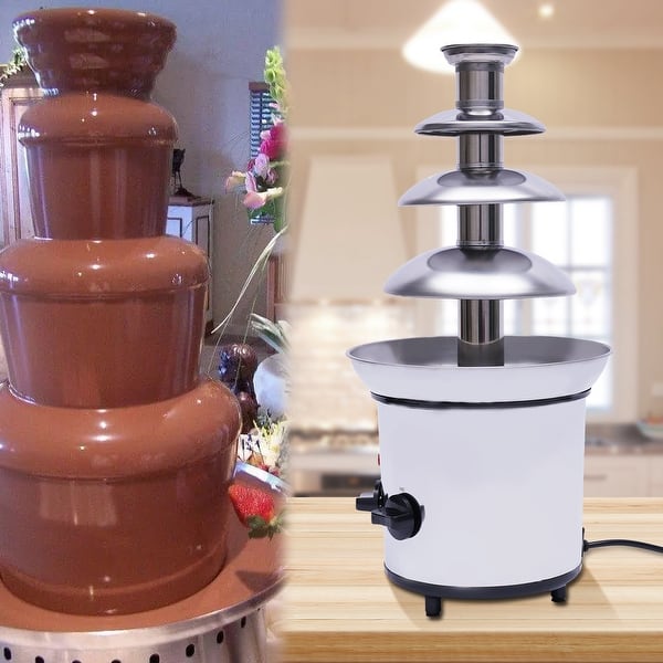 Stainless Steel 4Tier Chocolate Fondue Fountain Bed Bath & Beyond
