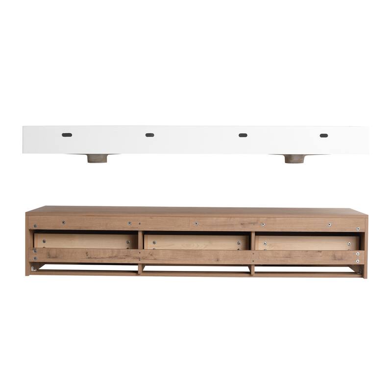 BNK 30/60 inch Floating Single/Double Sink Bathroom Vanity with Soft Close Drawer
